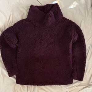 a new day Deep Purple Turtleneck Sweater